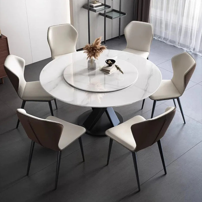 Italy Folding Dinning Table Living Marble Organiser 6 Seater Dining Table Chaire Round Muebles Para El Hogar Kitchen Furniture