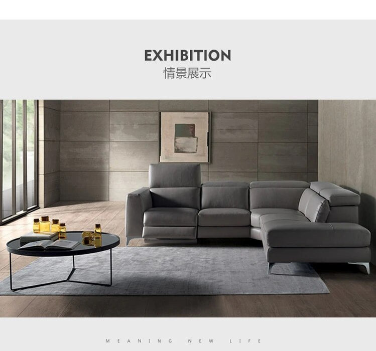 Living Room Sofa set corner sofa recliner electrical couch genuine leather sectional sofas muebles de sala moveis para casa