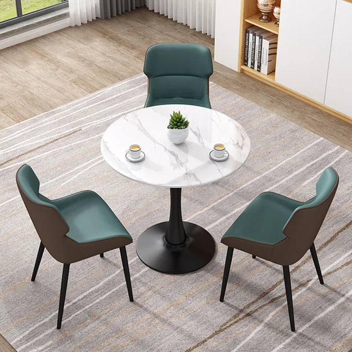 Dining Table Set 4 Chairs Restaurant Lounge Round Vanity Table Makeup Salon Modern Muebles De Cocina Patio Furniture Outdoor Set