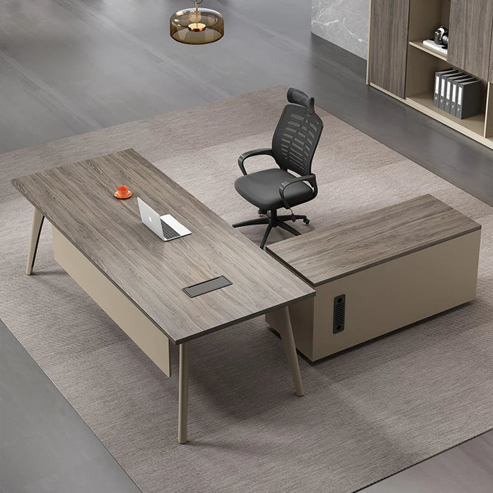 Wooden Meeting Office Desk Lap Storage Luxury Modern Work Conference Table Office Desk Mainstays Meuble Bureau Luxury Furniture