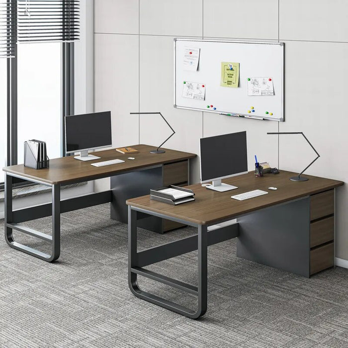 Drawers Executive Office Desk Standing European Metal Supplies Computer Desks Writing Floor Escritorios De Ordenador Furniture