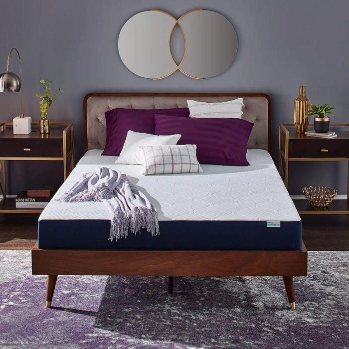 Hudson Hybrid 10 Inch Cooling Gel Memory Foam and Innerspring Mattress with Cool Touch Quilted Cover, California King Size