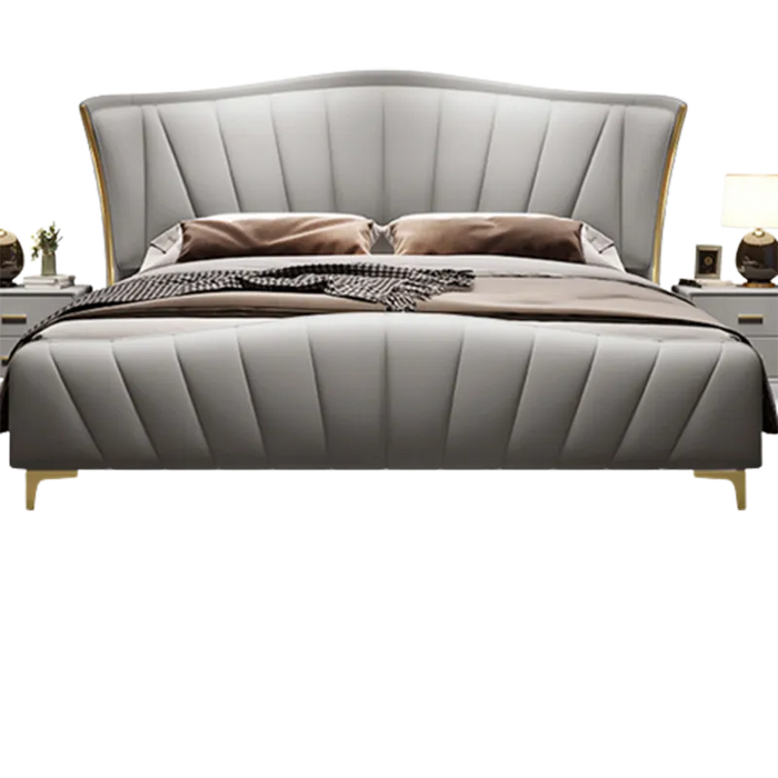Luxury Bedroom Bed Quilts Aesthetic Modern Elastic Frame Double Beds Two Place Camas De Dormitorio Garden Furniture Sets
