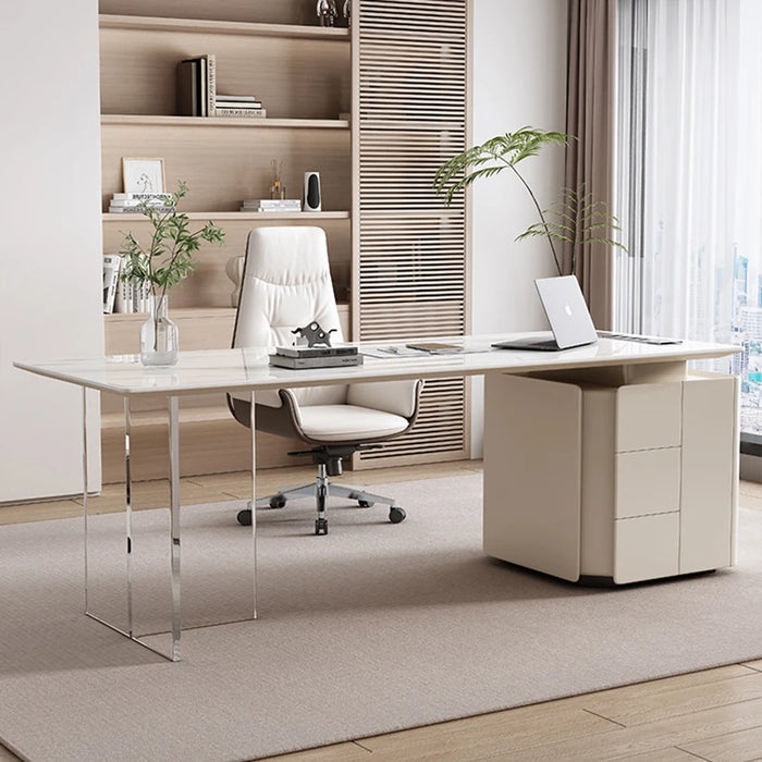 Meeting White Office Desks Reception Modern Desktop Luxury Writing Workstation Executive Storage Tavolo Da Lavoro Furniture