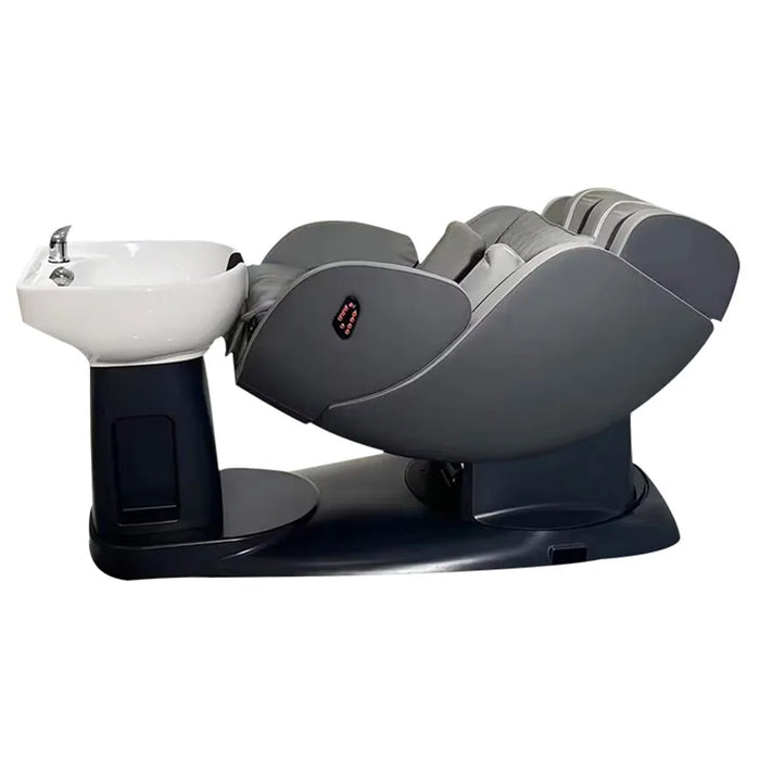 Shaving Treatment Shampoo Chair Lava Heads Massage Hair Washing Chair Sink Spa Adult Sedia Per Shampoo Salon Furniture CY50XT
