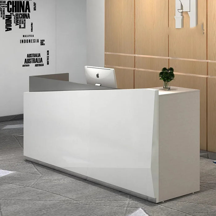 Modern Front Reception Desk Office Lectern Information Shop Reception Desks White Clinic Mesa De Escritorio Nordic Furniture