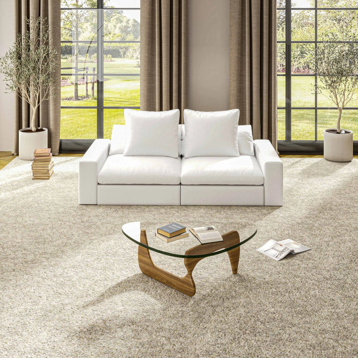 Cloud Puff Sofa Living room Chairs Modern Modular Sectional Sofawith Pillow, Cushion Covers Removable, High Density Memory Foam