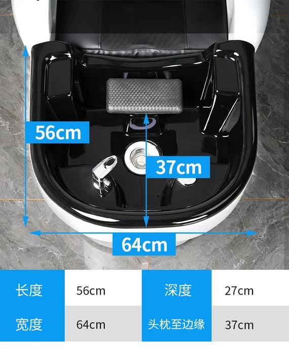 Electric Massage Shampoo Bed Hair Therapy Luxury Beauty Salon Chair Head Spa Washbasin Lavacabezas Beauty