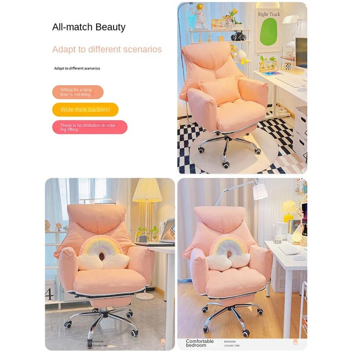 Girls' Bedroom, Nгровые Cтулья, Lazy Sofa Chair, Office, Home Anchor, Live Broadcast game chair, Lift, Can Lie Wider, Thicken