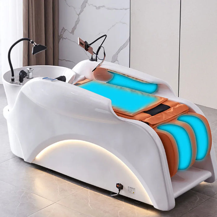 Head Massager Shampoo Chair Wash Hair Salon Reclining Stylist Luxury Shampoo Chair Basin Electronic Massage Cadeiras Salon Chair