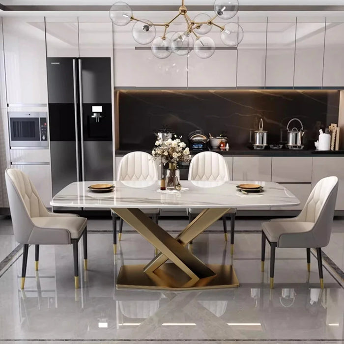 Waterproof Apartmen Dining Tables Entryway White High Small Coffee Tables Marble Mobile Mesas De Comedor Living Room Furnitures