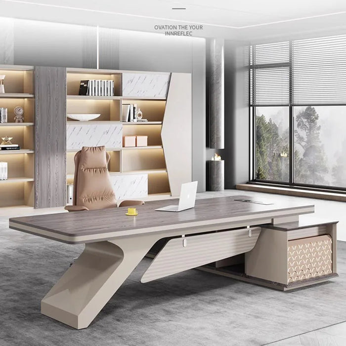 Writing Gaming Bedroom Long Office Desks Table Room Work Reading Room Desk Executive Organizer Seating Scrivania Furniture AA