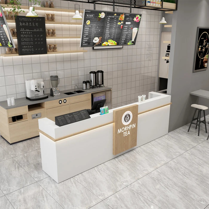 Mobile Bar Counter Reception Desk Supermarket Modern Hotel Commercial Reception Desk Conference Recepcion Para Negocio Furniture