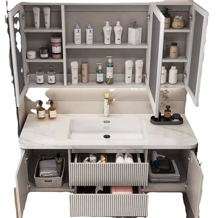 Toilet Bathroom Cabinet with Sink Closet Wall Wash Basin Locker Sink Bathroom Cabinet Display Badezimmer Schrank Home Furniture