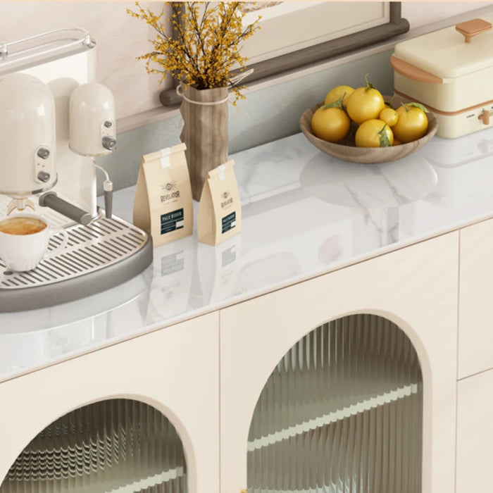 Luxury Buffet Sideboard Bed Side Table Drawers House Display Modern Kitchen Sideboard Glass Side Meuble Cuisine Home Furniture