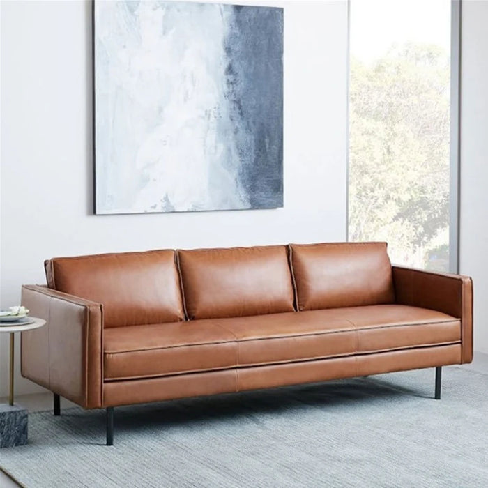 Pillow Sofa Living Room Reclining Vintage Leather Wedding Reception Puffs Relax Ground Chair Reading Fauteuil Luxury Furniture