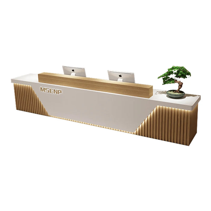 Rostrum Reception Desk Salon Modern Lectern Front Service Desk Office Front Mobile salone di bellezza arredo Luxury Furniture