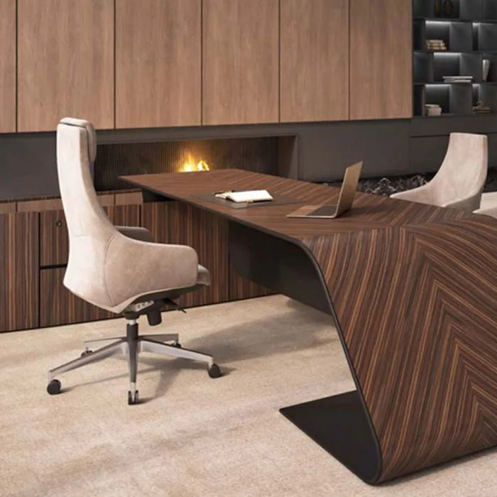 Laptop Stand Writing Desk Luxury Executive Coffee Office Desks Workstation Organizer Scrivania Ufficio Lavoro Wood Furniture