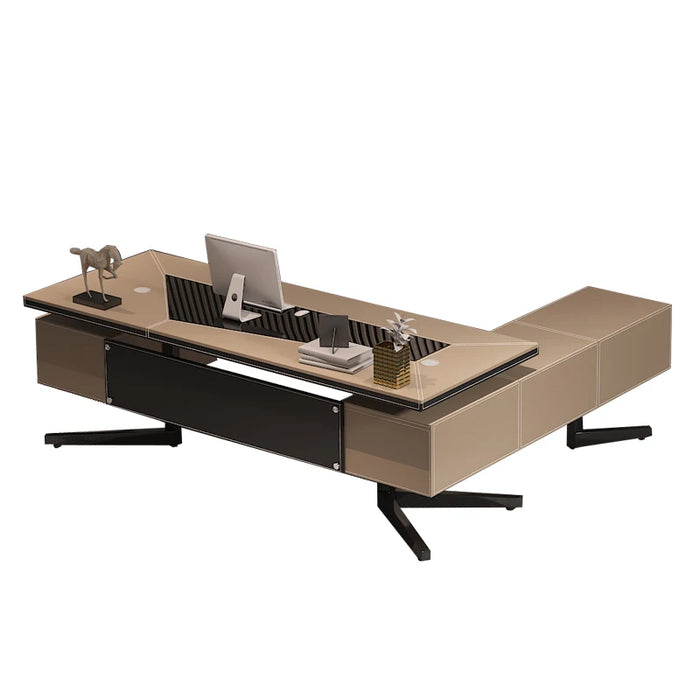 Wood Accessories Office Desk Computer Meeting Executive Conference Desk Organizer Corner Escritorios De Oficina Luxury Furniture