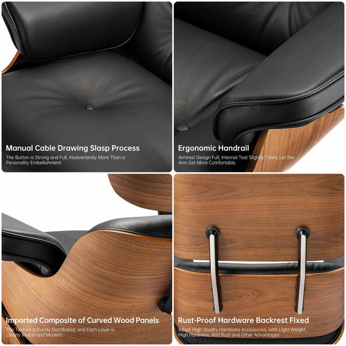 Tall size Lounge Chairs Living Room Chair Sofa Genuine Leather Office Chair for bedroom