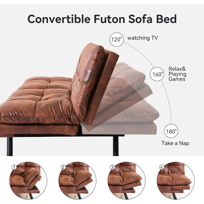Living Room Sofas Small Split Modern Sofa for Living Room Office Memory Foam Futon Sofa Bed Apartment Convertible Furniture Home