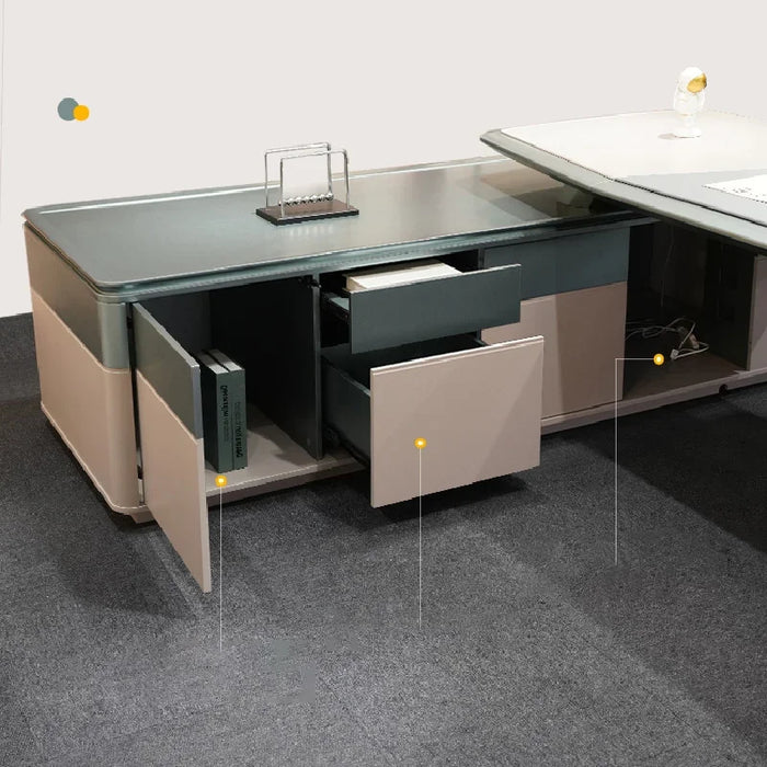 Computer Drawers Office Desk Conference L Shaped Executive Organizer Office Desk Computer Mesa Escritorio Office Furniture
