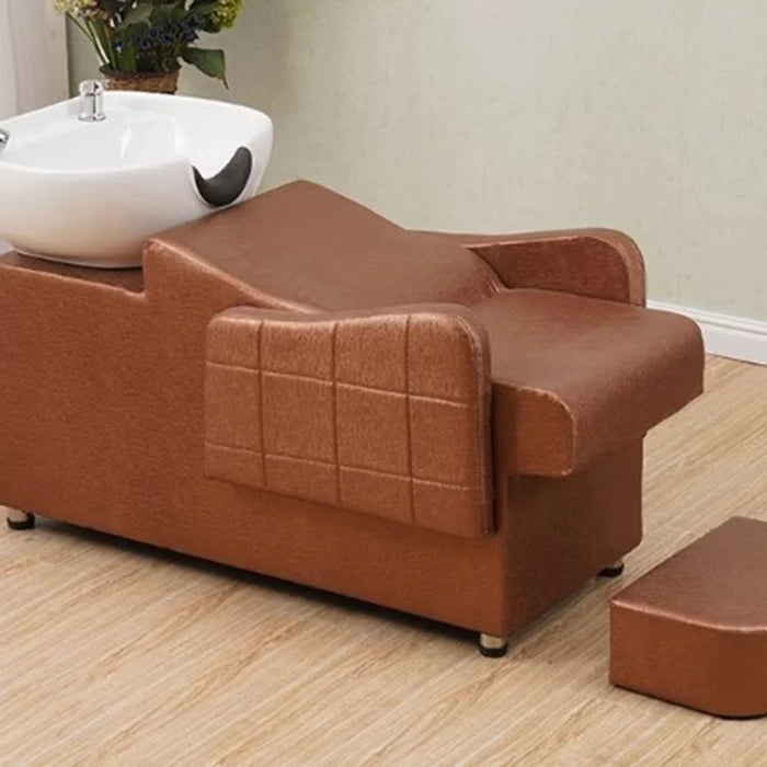 Thai Spa Shampoo Chair Comfort Comfort Shower Head Hair Salon Equipments Chair Ergonomics Cama De Champu Salon Equipment MQ50SC