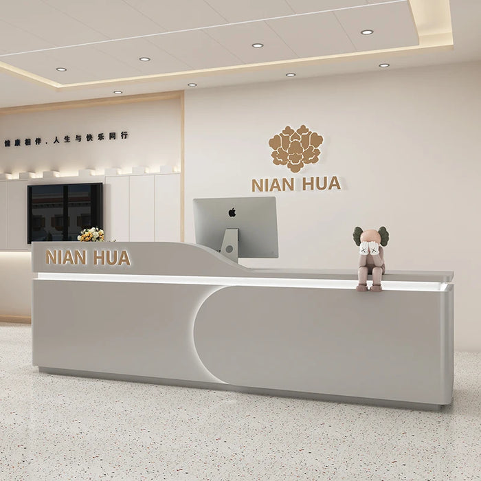 Counter Store Reception Desk Cash Beauty Salon Information Standing Reception Desk Simple Check Out Recepcja Luxury Furniture