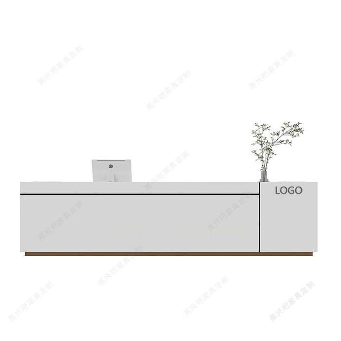 Clinic White Reception Desk Clinic Parental Advisory Checkout Counter Shop Cash Desk Luxury Information Mostrador Bar Furniture