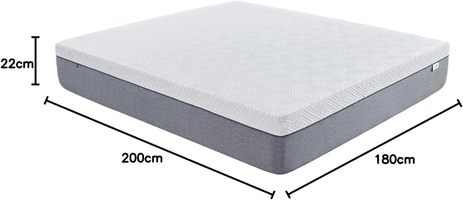 Novilla King Size Mattress, 12 Inch Gel Memory Foam King Mattress for Cool Full/Twin/Twin-XL/Full/Queen/King optional