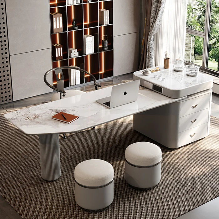 Executive Italian Boss Table Modern Storage Computer Desk Coffee Nordic Escritorios De Oficina Study Desk Table Furniture