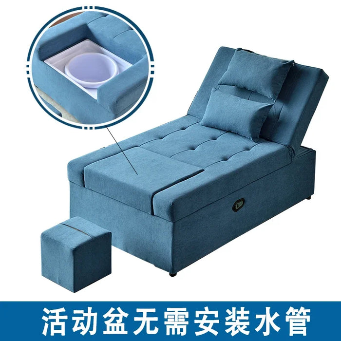 Professional Foot Rest Pedicure Chairs Spa Manicure Hairdresser Ear Cleaning Pedicure Chairs Luxury Poltrone Furniture MR50PC
