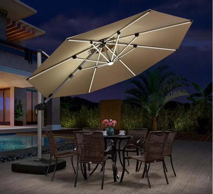 Outdoor sun umbrella Courtyard umbrella Roman umbrella Outdoor large sun umbrella balcony terrace garden open air outdoor umbrel