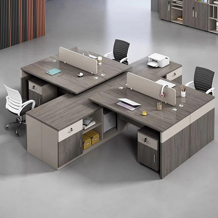 Drawers Corner Office Desk Storage Standing Conference Setup Computer Desks Supplies Executive Mesa De Escritorio Furnitures
