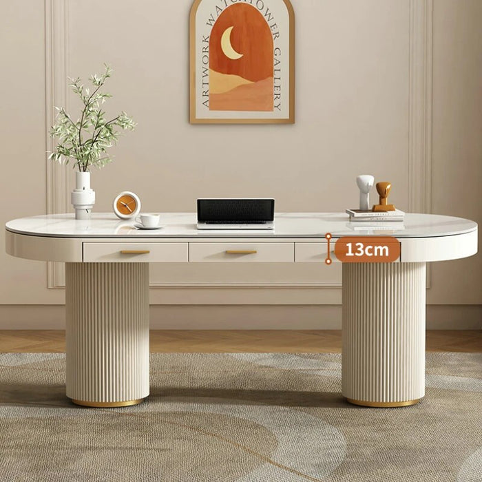 Gadgets Workbench Office Desk Slate Computer Table Luxury Office Desk Boss Simplicity Escritorio Ordenador Work Furniture QF50OD