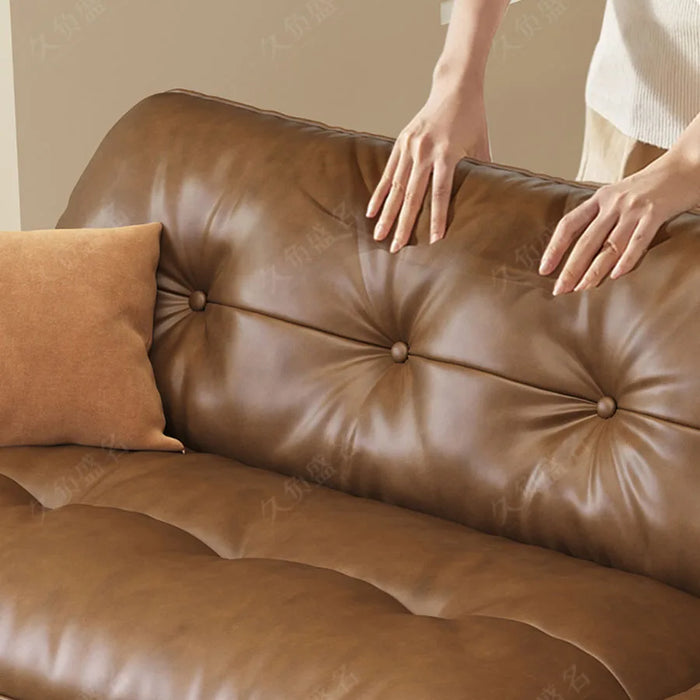 Luxury Living Room Sofas Modern Sectional Europe Living Room Sofas Leather Lazy Confort Recliner Nordic Brown Muebles Home Decor