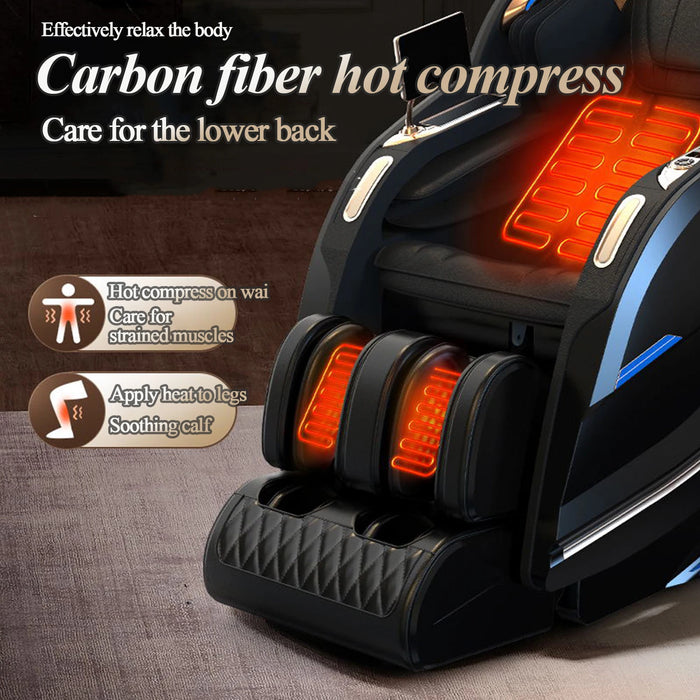 3 Year Warranty UKLife 3D Zero Gravity Airbag Full Body Massager Chairs Home 4D Heat AI voice Office Chair Massage Sofa Recliner