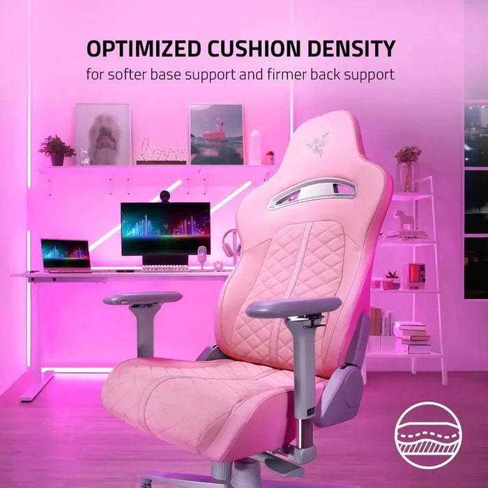 Gaming Chair: All-Day Gaming Comfort - Built-in Lumbar Arch - Optimized Cushion Density - Dual-Textured Game Chair Special