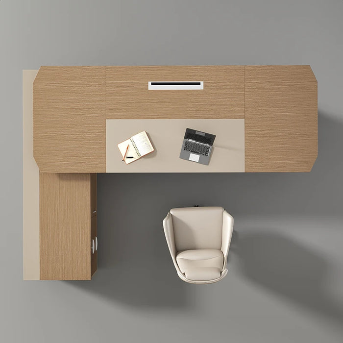 Study Computer Office Desk Gaming Organizer Corner Standing Office Desk L Shaped Vanity Drawers Table Pour Ordinateur Furniture