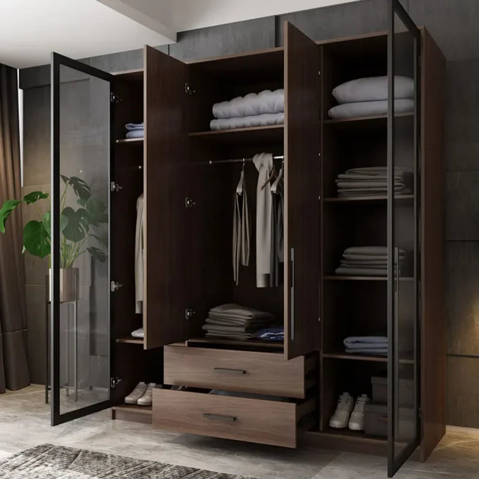Luxury Armoire Wardrobe Drawers Handle Shelf Partition Bedroom Storage Divider Wardrobes Armadio Camera Da Letto Home Commodity