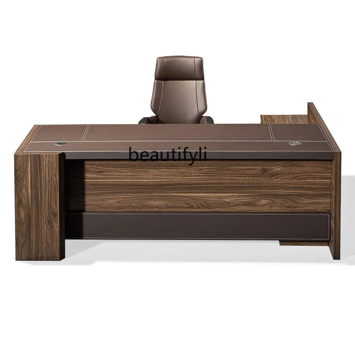 Boss Office Desk and Chair Combination Simple Modern Executive Desk Fashion Executive Manager Computer Desk Boss Table