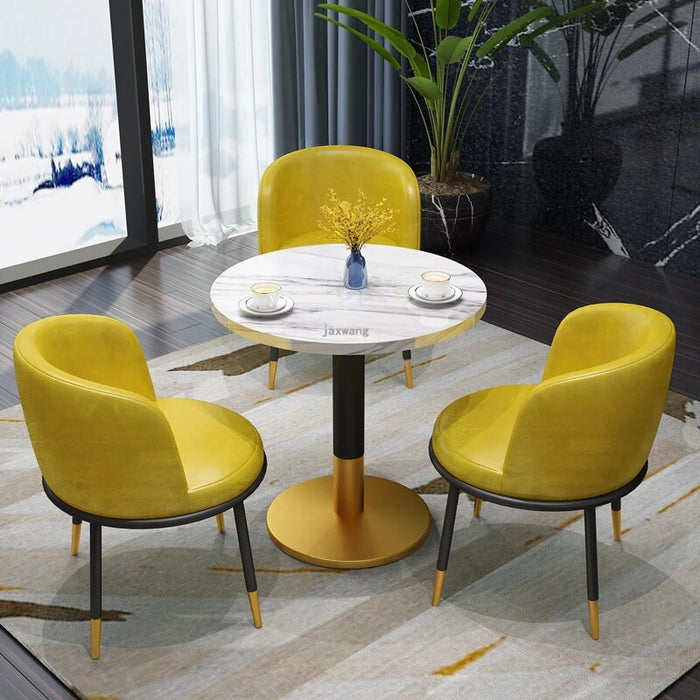 Luxury Simple Living Room Sets Negotiation Table Combination Living Room Sets Restaurant Backrest Sofa Table Kitchen Furniture