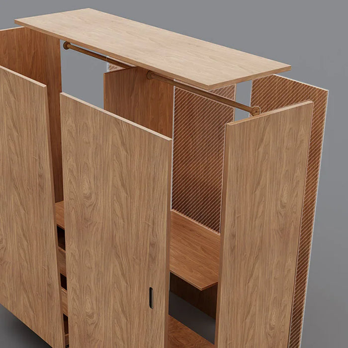 Modular Sliding Wardrobe Cabinet Organizers Space Saving Display Divider Wardrobe Hangers Armoire De Rangement Furniture HDH