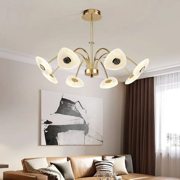AiPaiTe Creative living room LED crystal chandelier modern bedroom dining room lights simple personality lamps and lanterns