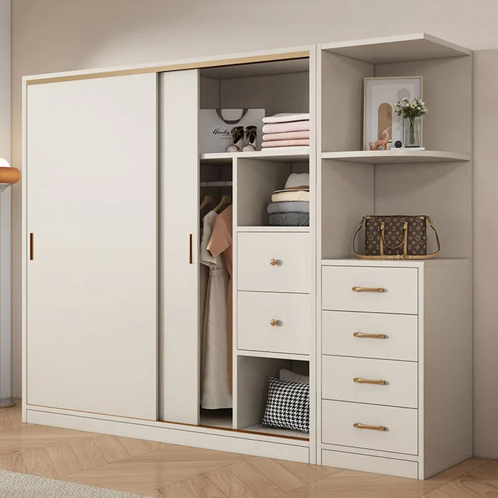 Storage Mobile Wardrobe Clothes Drawers Dresser Modular Sliding Organizer Wardrobe Organizers A Roupas Bedroom Furniture HDH