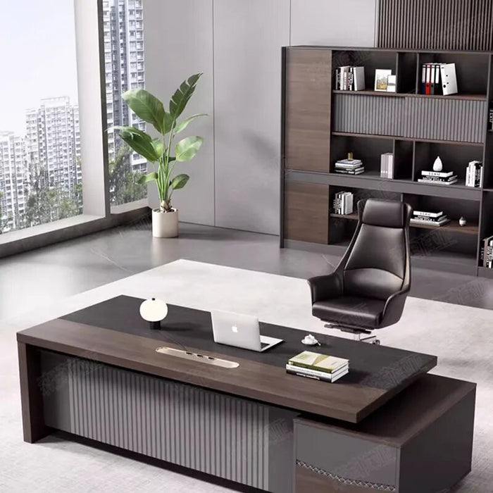 Reception Wooden Office Desks Keyboard Reception Storage Multifunctional Office Desks Writing Study Scrivania Angolare Furniture