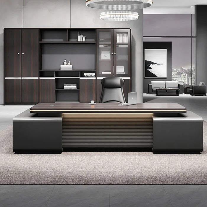 Executive Reception Office Desk Luxury European Floor Storage Computer Desks Drawers Corner Mesa De Escritorio Modern Furniture