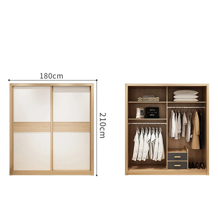 Hanging Storage Wardrobe Clothes Storage Oganizers Simple Modern Wardrobe Clothes Bedroom Ropero Plastico Household Products