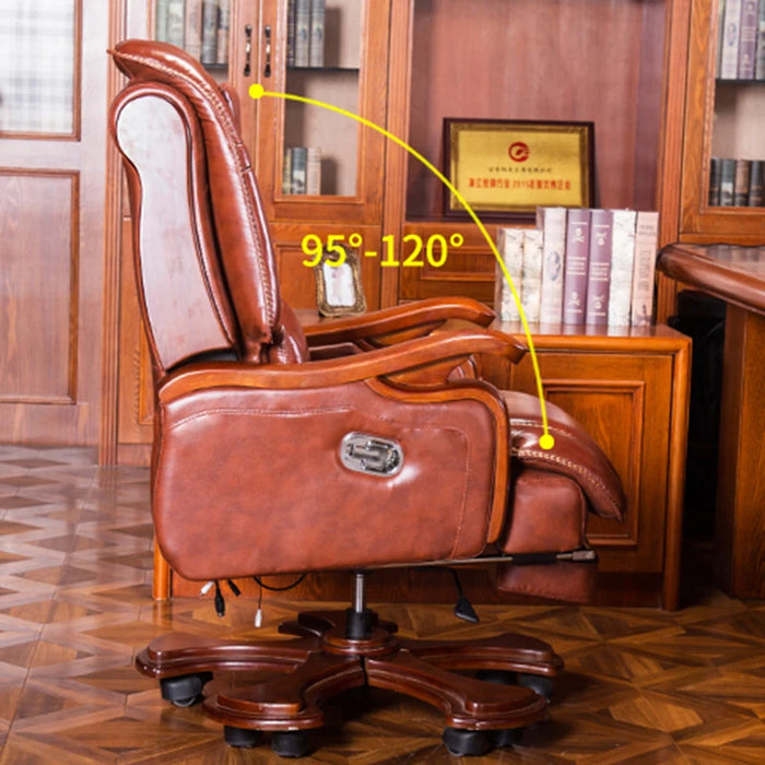 Leather Gamer Office Chairs Computer Recliner Nordic Office Chairs Executive Reading Modern Sedie Da Ufficio Furniture WSW30XP