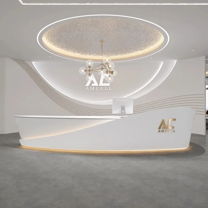 Luxury Front Reception Desks Counter Beauty Salon Executive Reception Desks Restaurant Escritorios De Oficina Salon Furniture